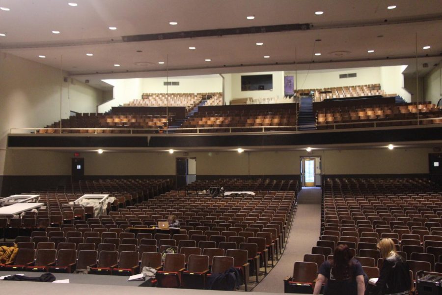 The auditorium at Gresham high school that will be torn down soon. It contains many memories of past productions and people working really hard to make them as best as they can. 